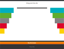 Tablet Screenshot of finanzenversicherungen.blog-service.de